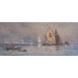 THOMAS BUSH HARDY RBA (1842-1897), Venetian Lagoon, signed 'T.B. Hardy', (lower left), watercolour