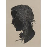 ERIC GILL ARA (1882-1940). The Plait - A Portrait of Petra, the artist's daughter, wood engraving, I