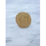 James I (1603-25) 2nd Coinage Gold Half Crown m.m. Crescent (S.2631), w. 1.19gr.