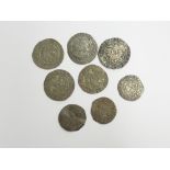 Edward III - Edward IV, Groats (5) and Half Groats (3) (8 Coins)
