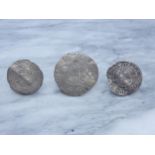 Henry VII, Profile Issue Groat and 2 Half Groats (3) (Groat with cross/star? countermark)