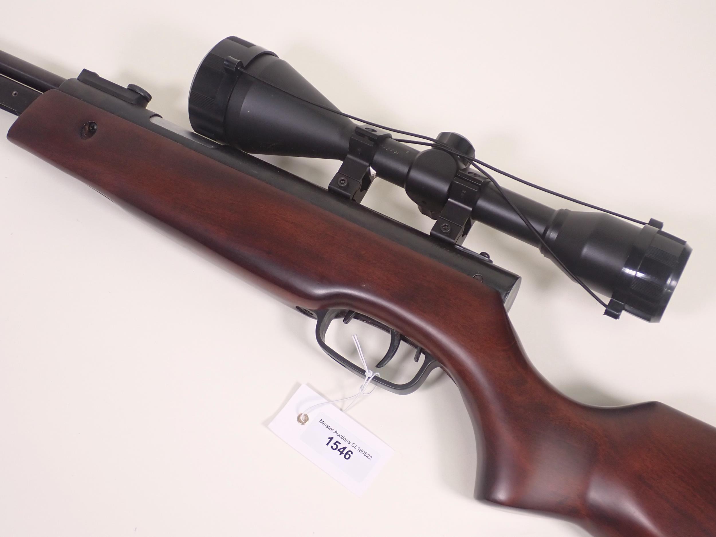 An SMK XS36-1 .22 Air Rifle with 8x56 telescopic sight and case - Image 3 of 5