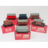 Seven boxed Hornby-Dublo 2-rail Wagons, unused in superb boxes. Wagons consist of 4301, 4311,