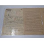Heinrich Himmler – A typed signed three page letter to Martin Bormann concerning the analysis of