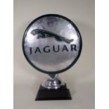 A Jaguar metal Advertising Mascot 20in H x 14in W