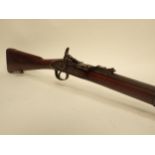 A two band Snider Artillery Carbine, 23 1/2in barrel rifled with 5 grooves in excellent condition.