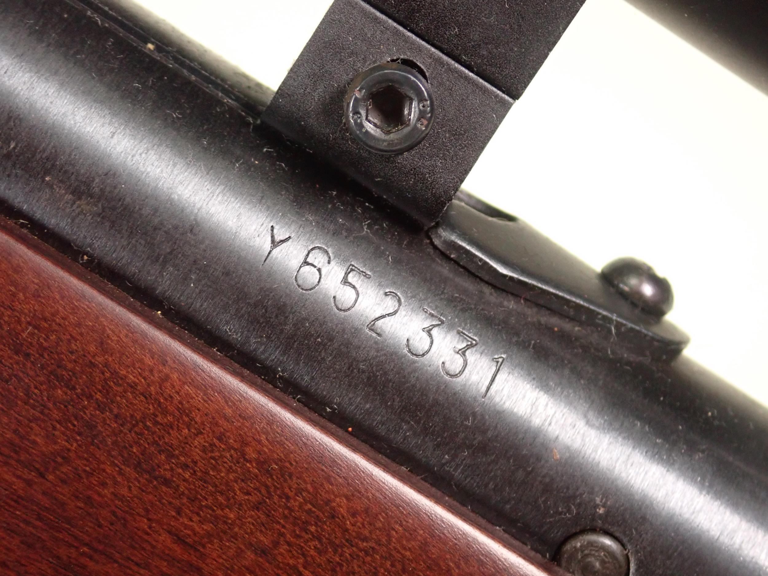 An SMK XS36-1 .22 Air Rifle with 8x56 telescopic sight and case - Image 5 of 5