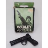 A boxed Webley Junior .177 Air Pistol
