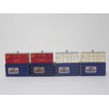 Two boxed Hornby-Dublo Insulated Meat Containers and two boxed Furniture Containers. Containers in