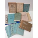 A quantity of post-war Training Manuals including both Tactics and Small Arms. Also nine Maps of