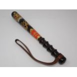 A 19th Century painted G.R. Truncheon 15in L