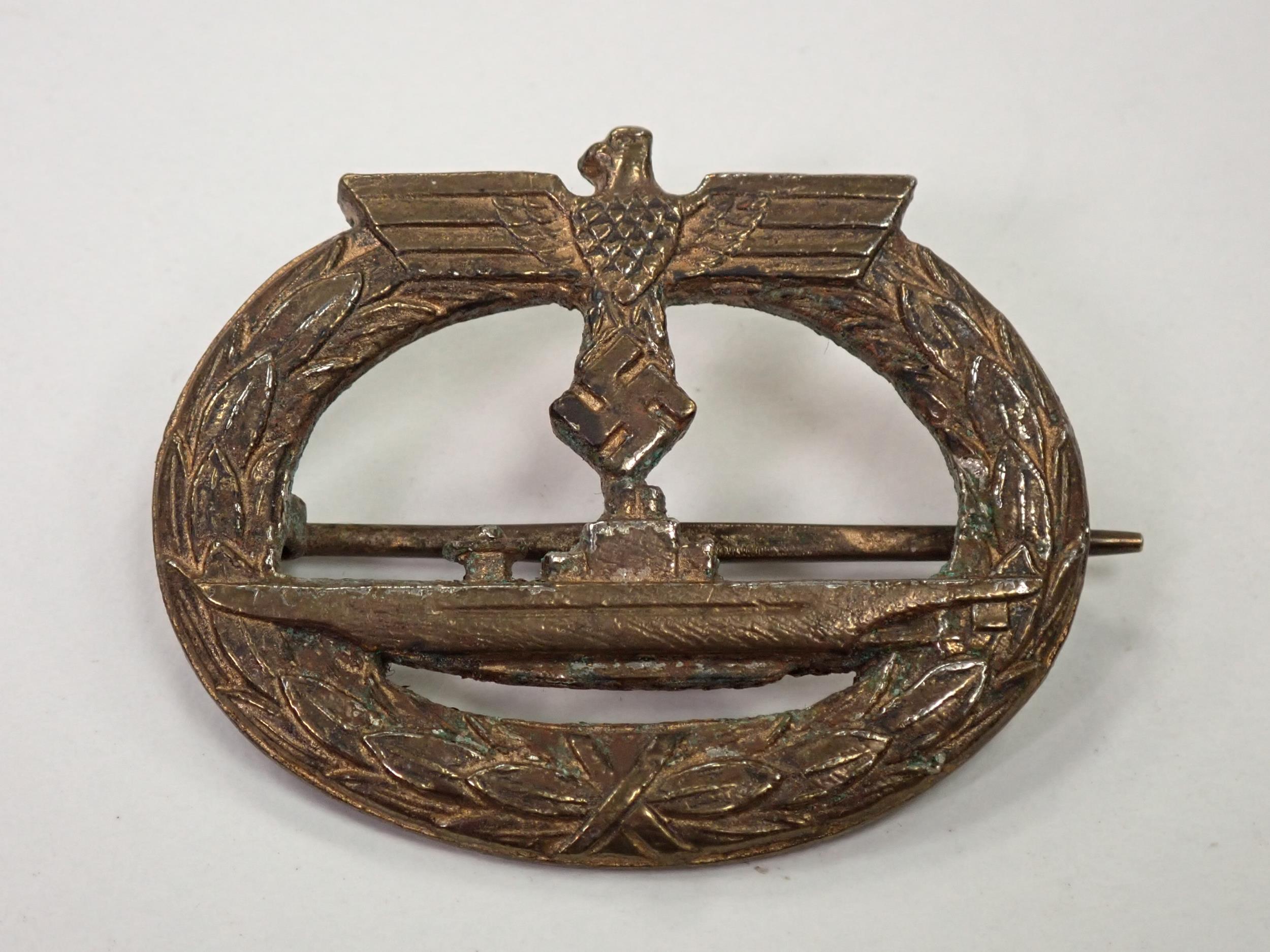 A German WWII 'U' Boat Badge