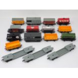 Twenty six unboxed Hornby-Dublo 2 and 3-rail Wagons GV-VG