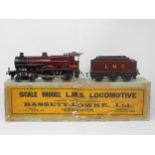 A boxed Bassett-Lowke No.5302/0 0 gauge 3-rail LMS Midland Compound 4-4-0 Locomotive, excellent