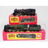 A boxed Hornby-Dublo 2-rail West Country 'Barnstaple' Locomotive and a boxed No.2218 2-6-4T