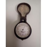 A Pocket Barometer by C.W. Dixon & Son, Bond Street, London, in original case