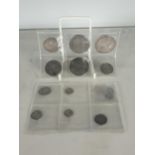 A small collection of silver Coins, to include an Elizabeth I 1575 Threepence, Maundy Odds,