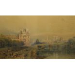 WILLIAM COLLINGWOOD-SMITH RWS (1815-1887) Paris from the Pont de la Concorde, signed, and