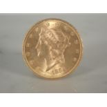 US 1884S Gold Liberty Head Twenty Dollars (Double Eagle)