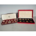 1950 Royal Mint Proof Set, Farthing - Half Crown (in card type box), 1953 Proof Set, Farthing -