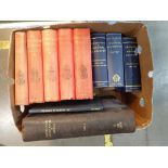 Box: The Genealogical Magazine, 5 vols, Dictionary of National Biography 3 vols, The Family of De