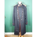 Two Victorian Artillery Officer's Tunics, two pairs of Trousers and a Greatcoat