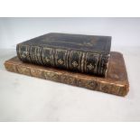 A leather bound volume, The New Testament, pub London 1865, presented to C. Lucy Davenport, Yazor