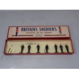 A boxed Britain No.2071 Royal Marines (present arms), not strung, Ex