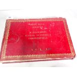 The Herd Book of Jerseys, W. Arkwright, Sutton Scarsdale, Chesterfield, vol 1, red morocco with MS
