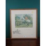 Charles Johnson Payne (Snaffles); colour Print, 'The Timber Merchant', pencil signature and bit