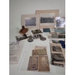 A Collection of WWII Memorabilia relating to Percival David Gibson, RASC, No 131L66, including a