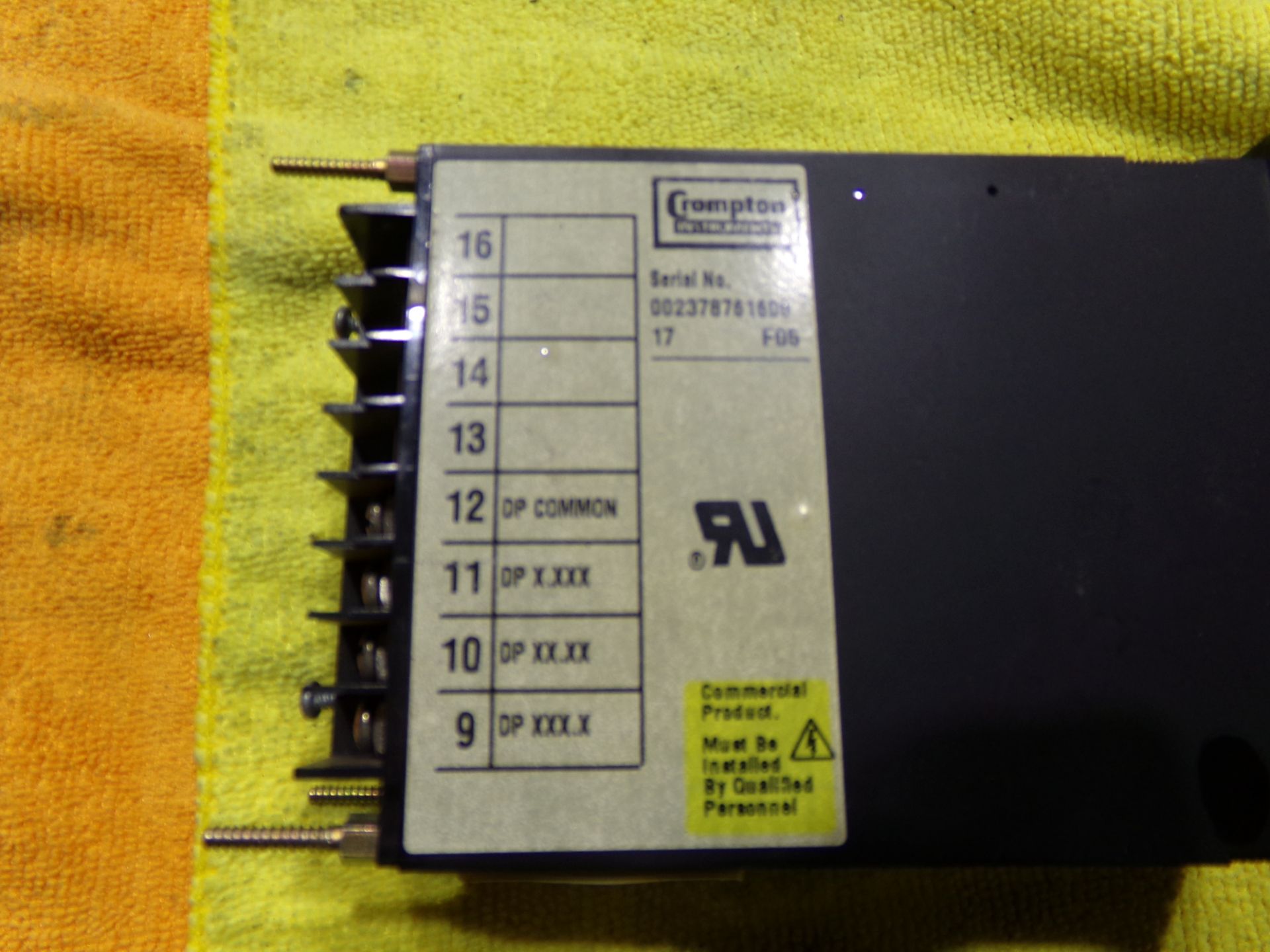 CROMPTON INSTRUMENTS E140758 LED DIGITAL PANEL METER 262DDBU 0-5A AC INPUT 0-150 DISPLAY 120V 60HZ - Image 3 of 6