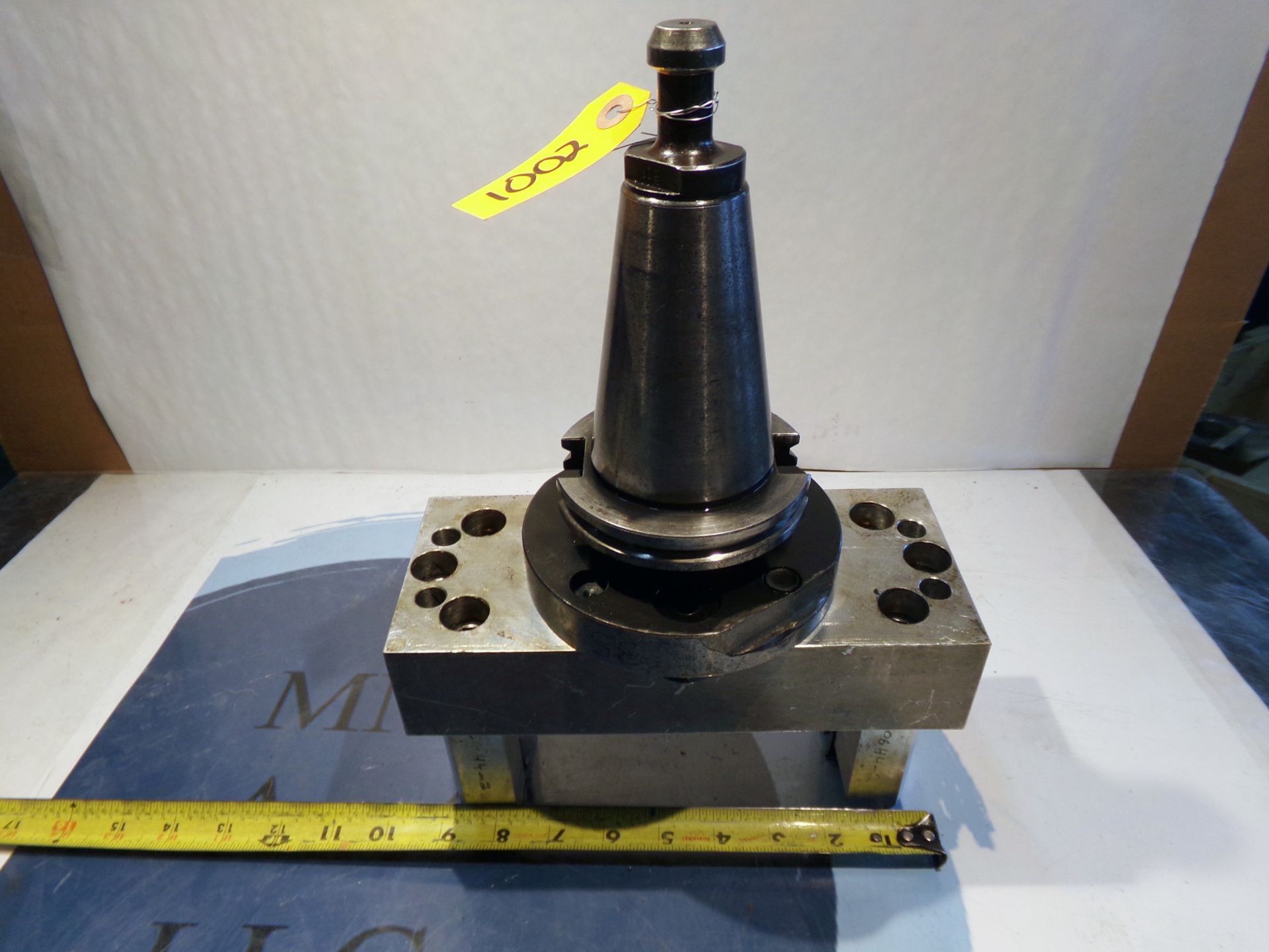 PARLEC C50-20FM1 CAT 50 HOLDER/ W RET. KNOB + 6.00 ( EST ) OD TURNING TOOL - Image 5 of 11