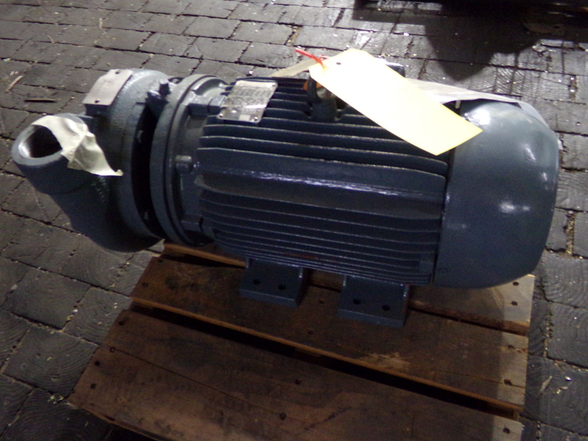 WEG ELECTRIC MOTOR 10HP 60 HZ 3475 RPM W213/5JM FRAME WITH PACO PUMP ATTACHED - Image 3 of 9