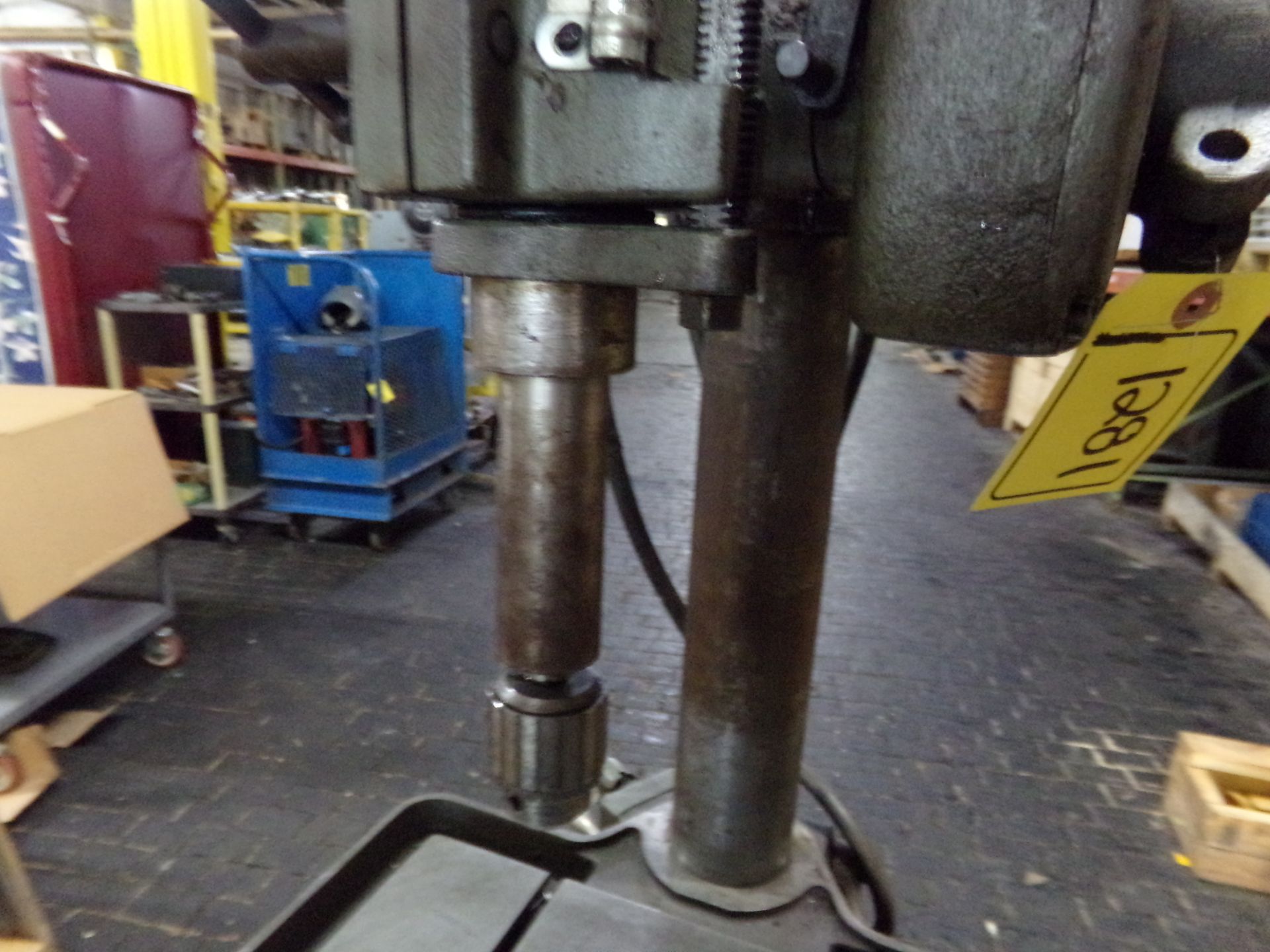 CLAUSING MODEL 2277 /MODEL 2215 DRILL PRESS 75" HEIGHT TOTAL W 1 HP BALDOR MOTOR - Image 11 of 12