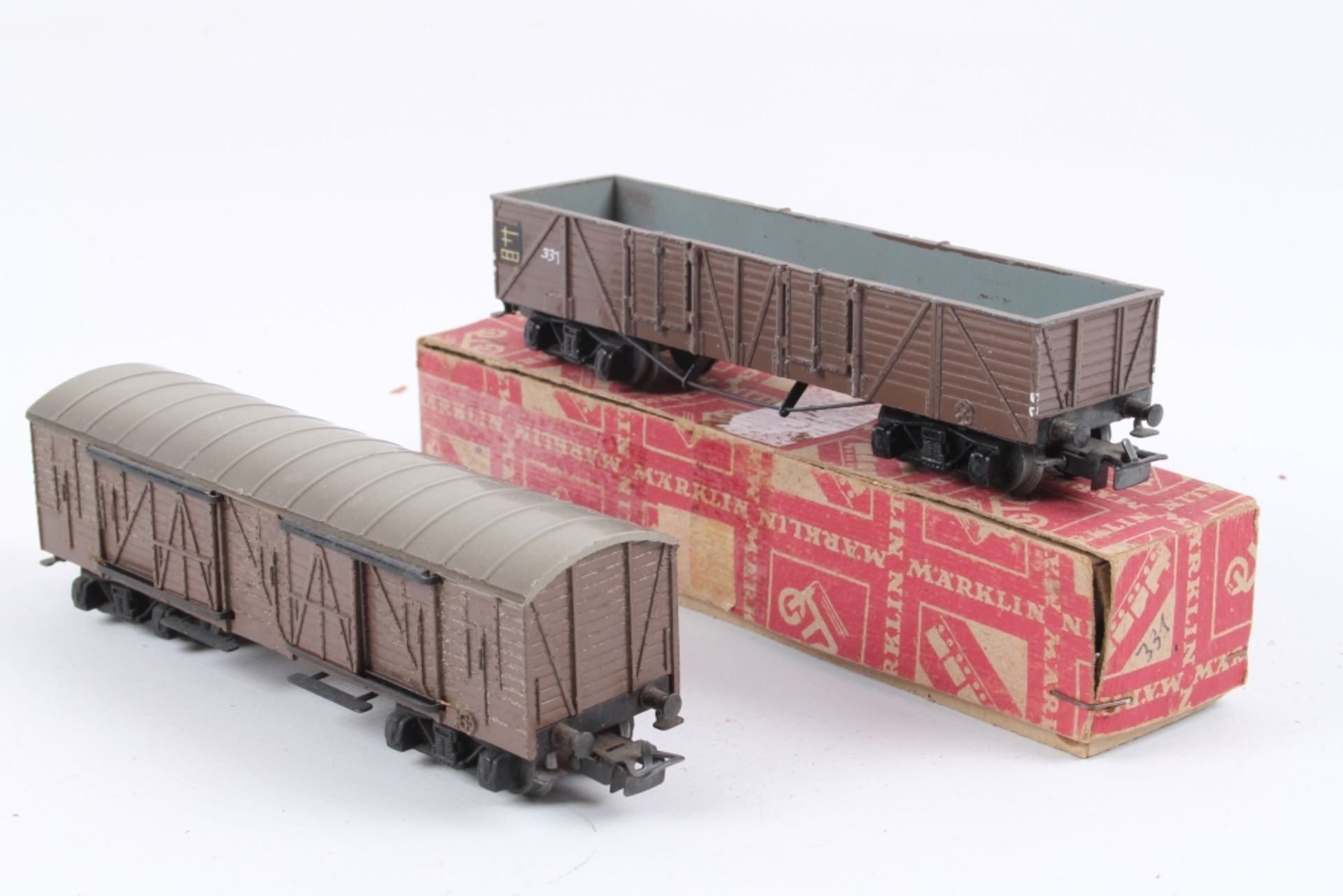 Märklin zwei Gussgüterwagen