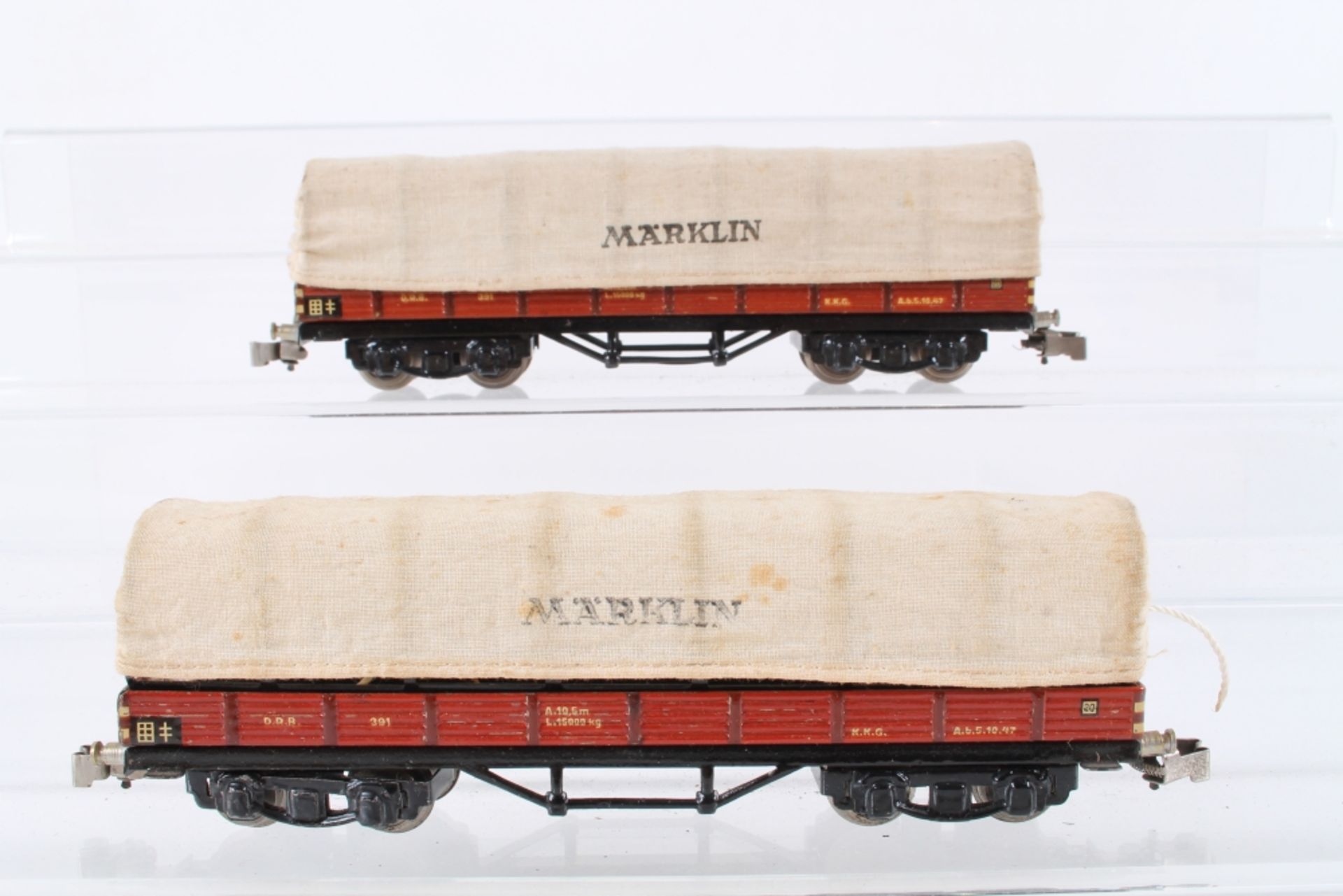 Märklin zwei Planewagen