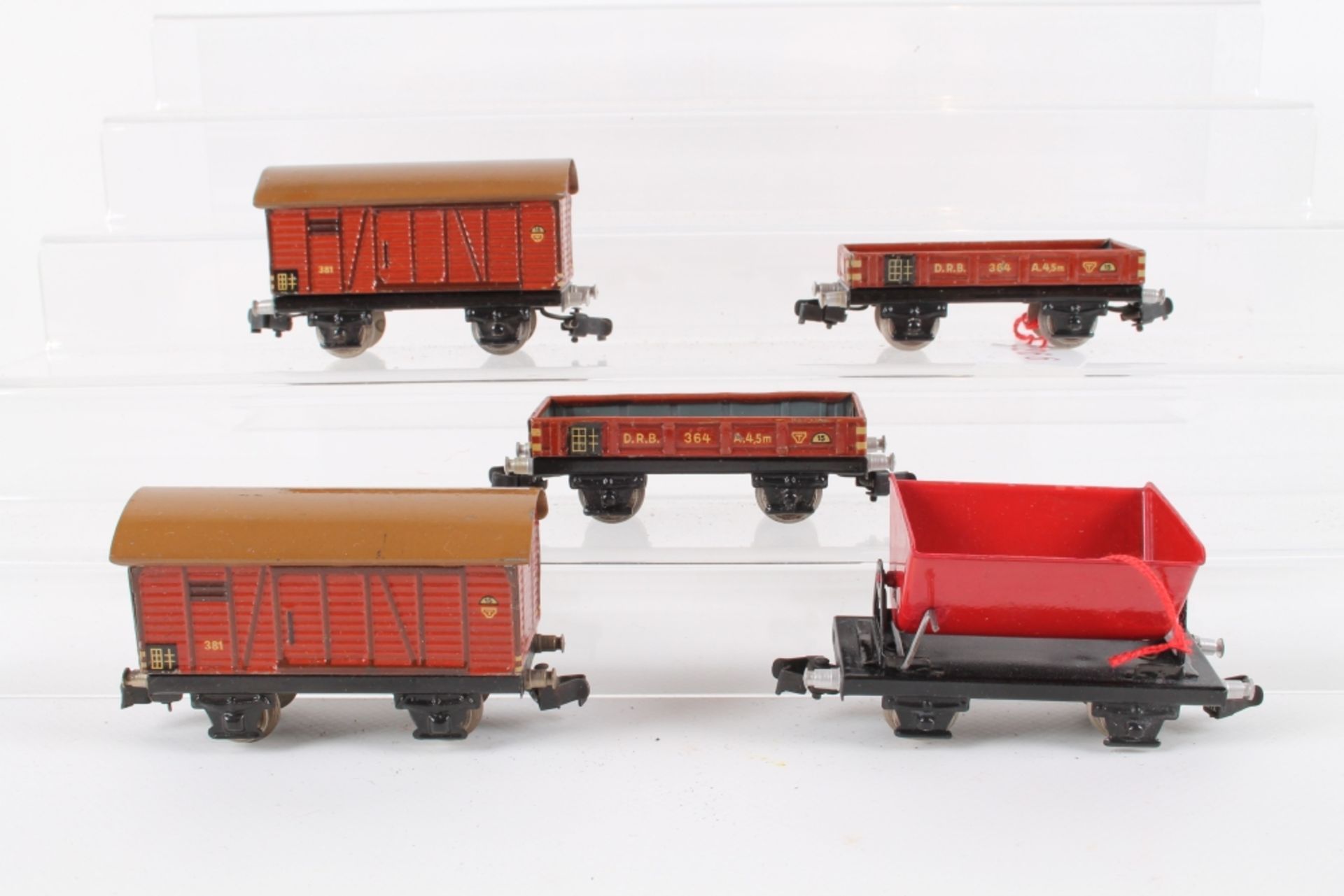 Märklin fünf Blechwagen