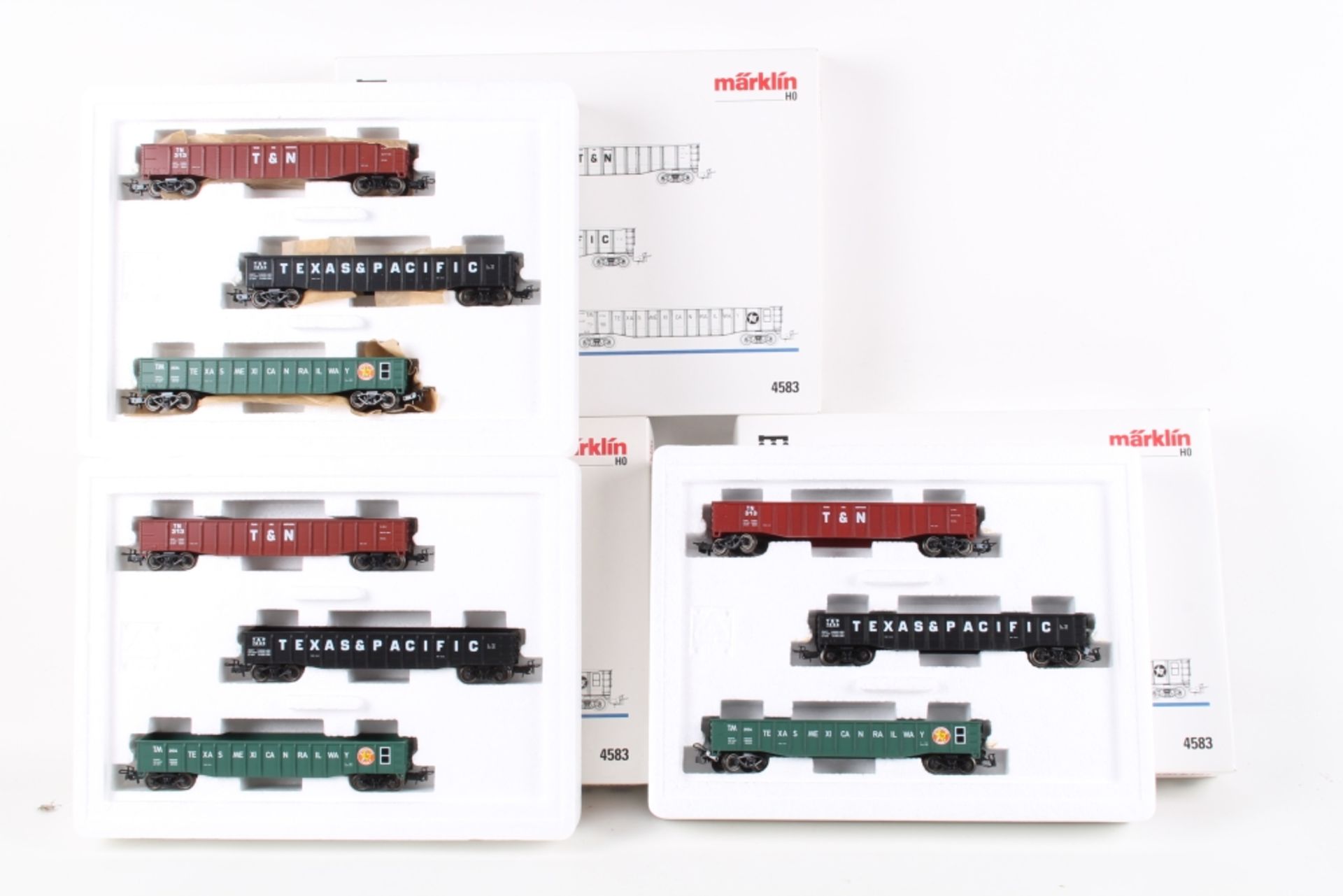 Märklin drei US-Wagen-Sets