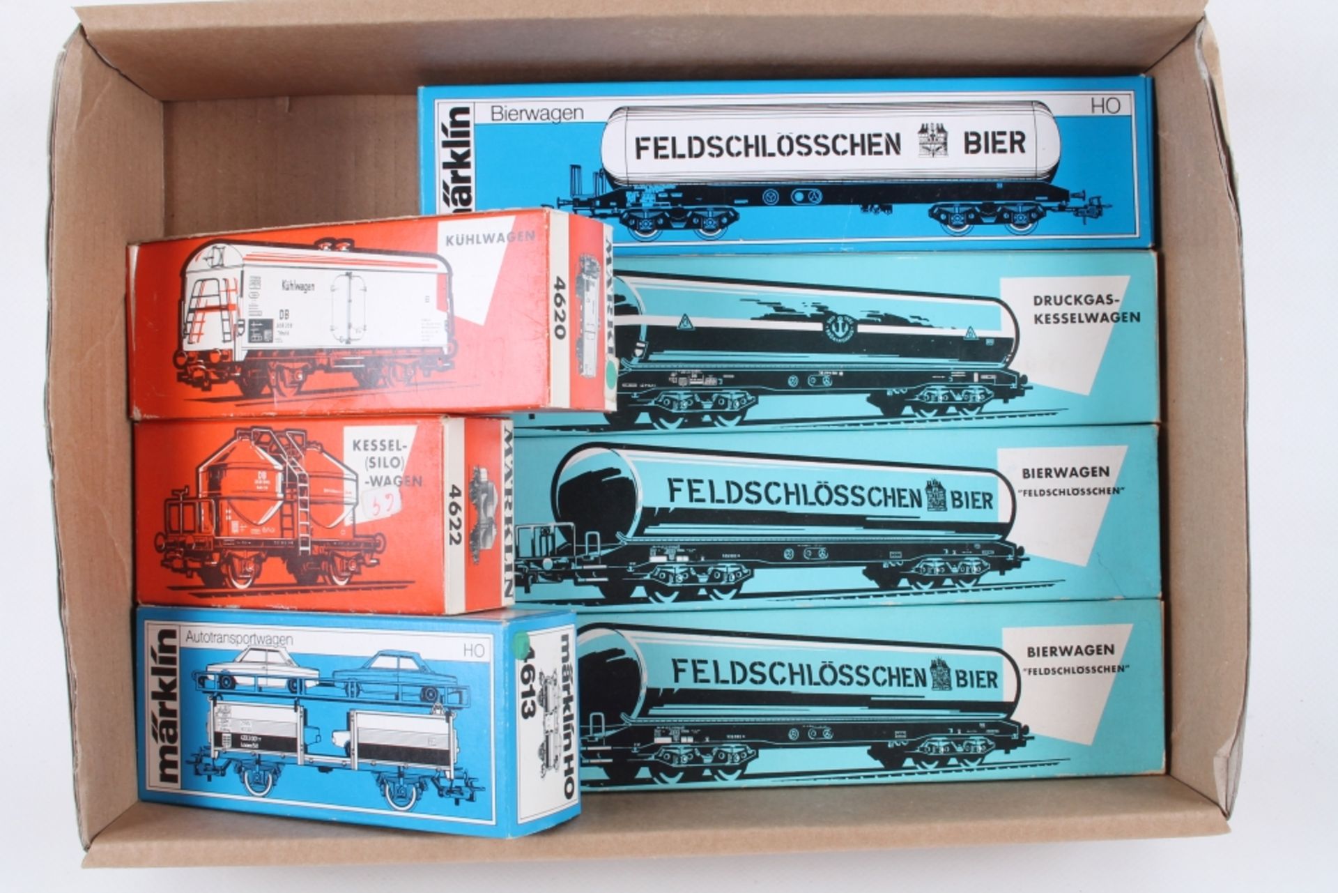 Märklin sieben Güterwagen