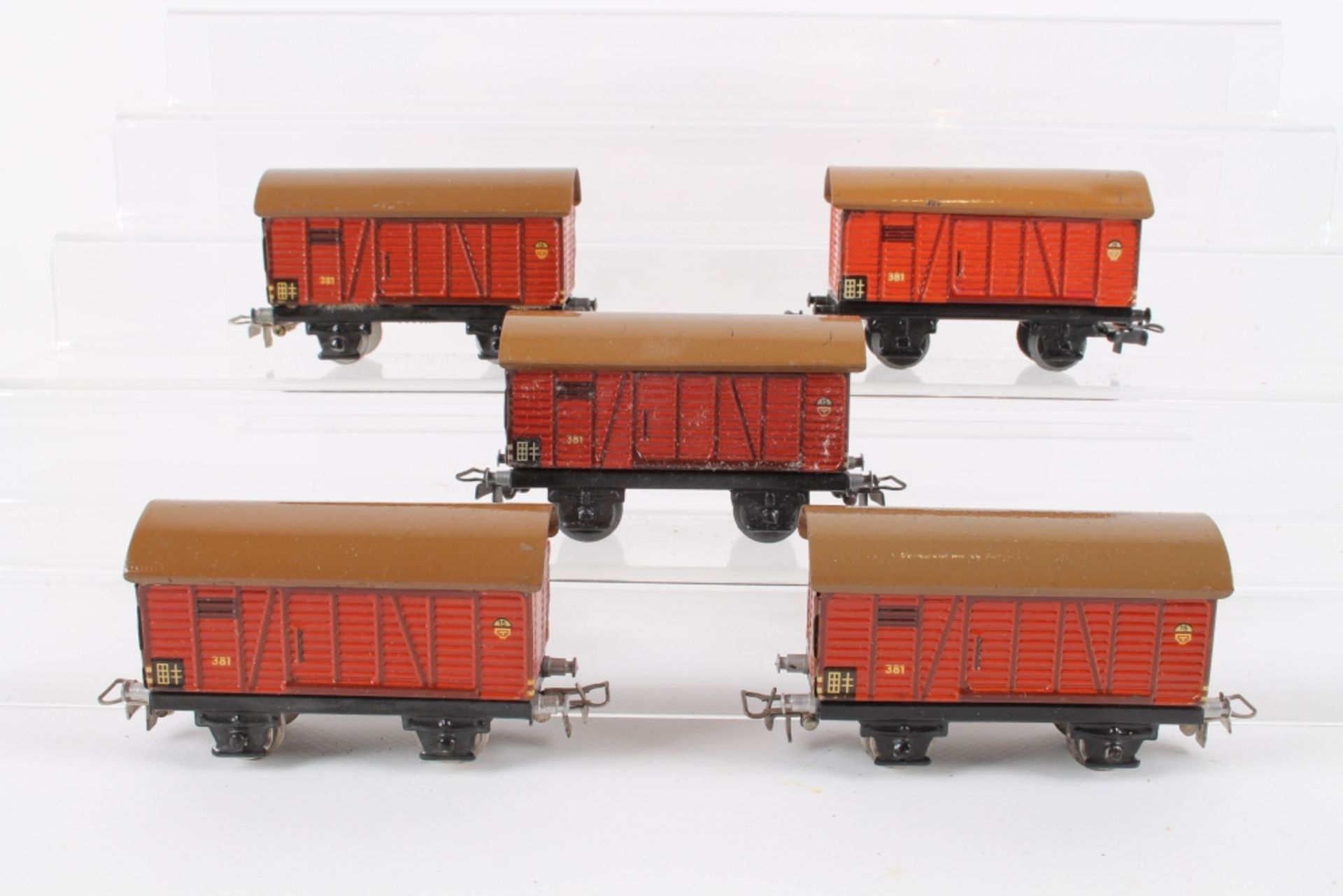 Märklin fünf Blechwagen