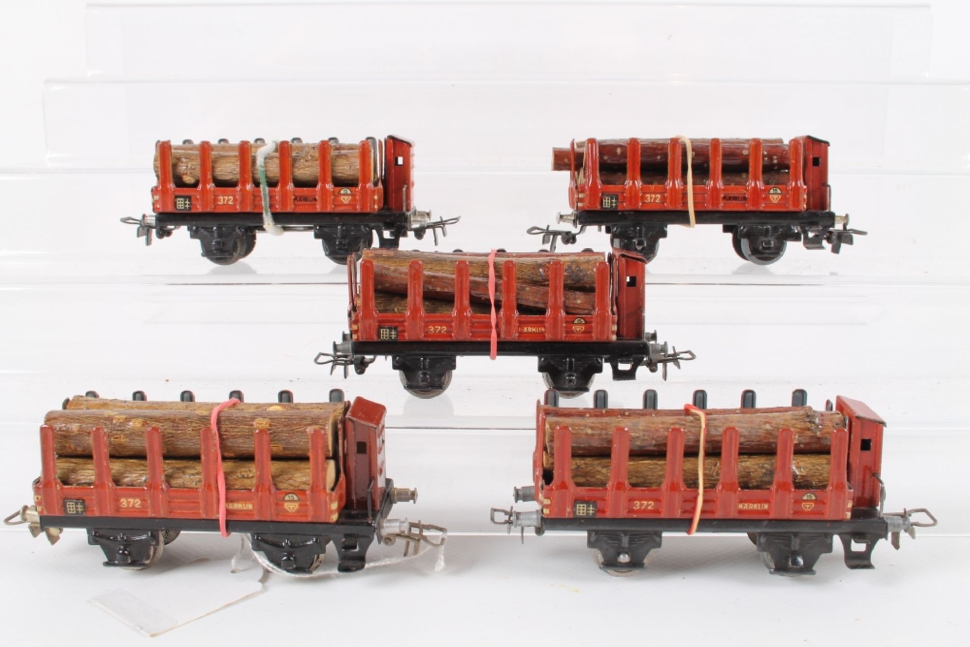 Märklin fünf Rungenwagen