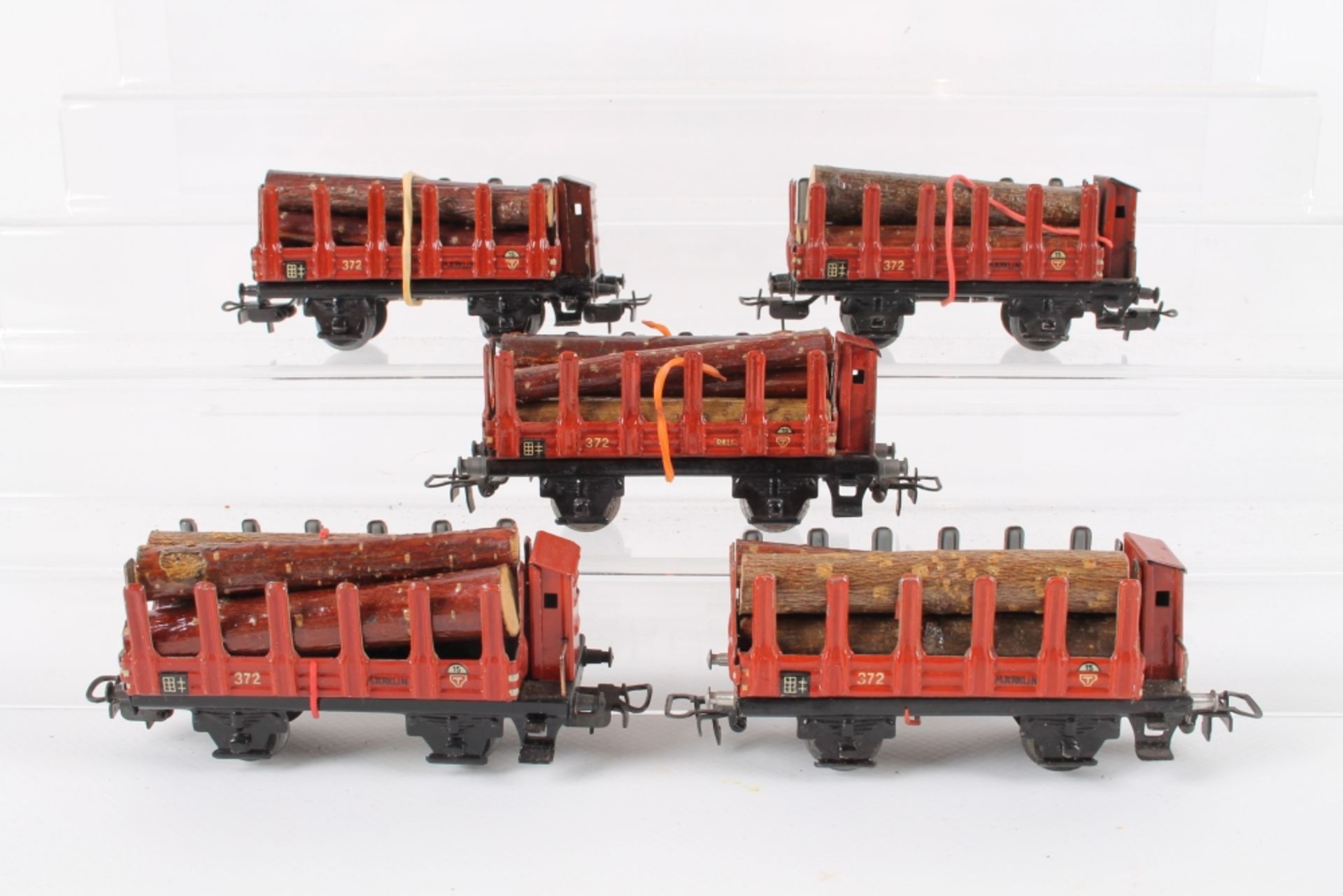 Märklin fünf Rungenwagen