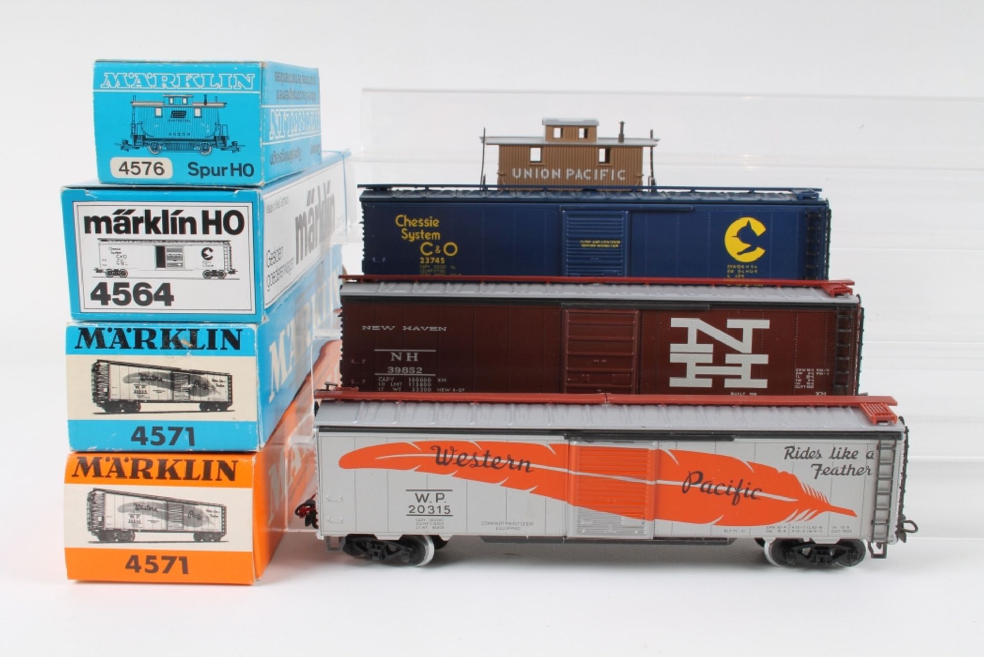 Märklin vier US Güterwagen