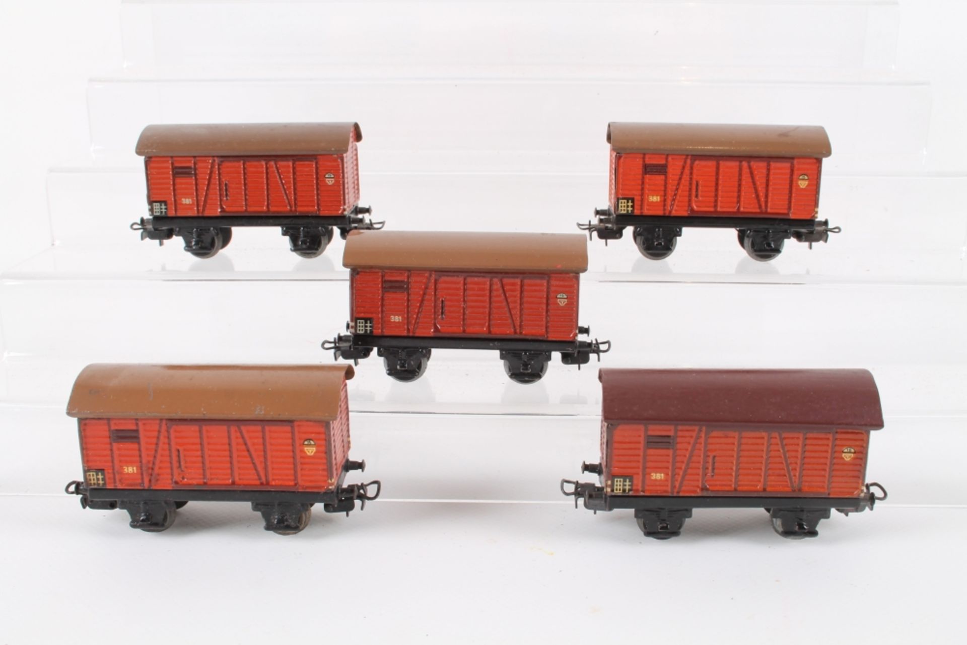 Märklin fünf Blechwagen