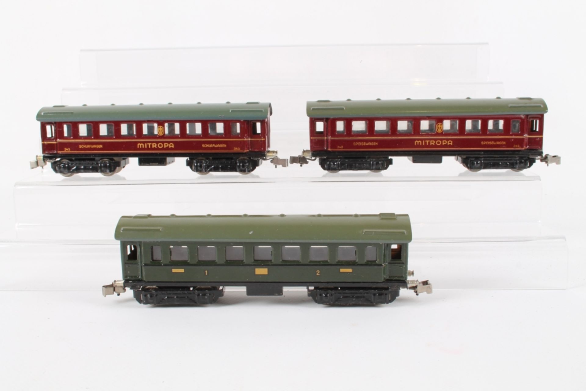 Märklin drei 340er Wagen