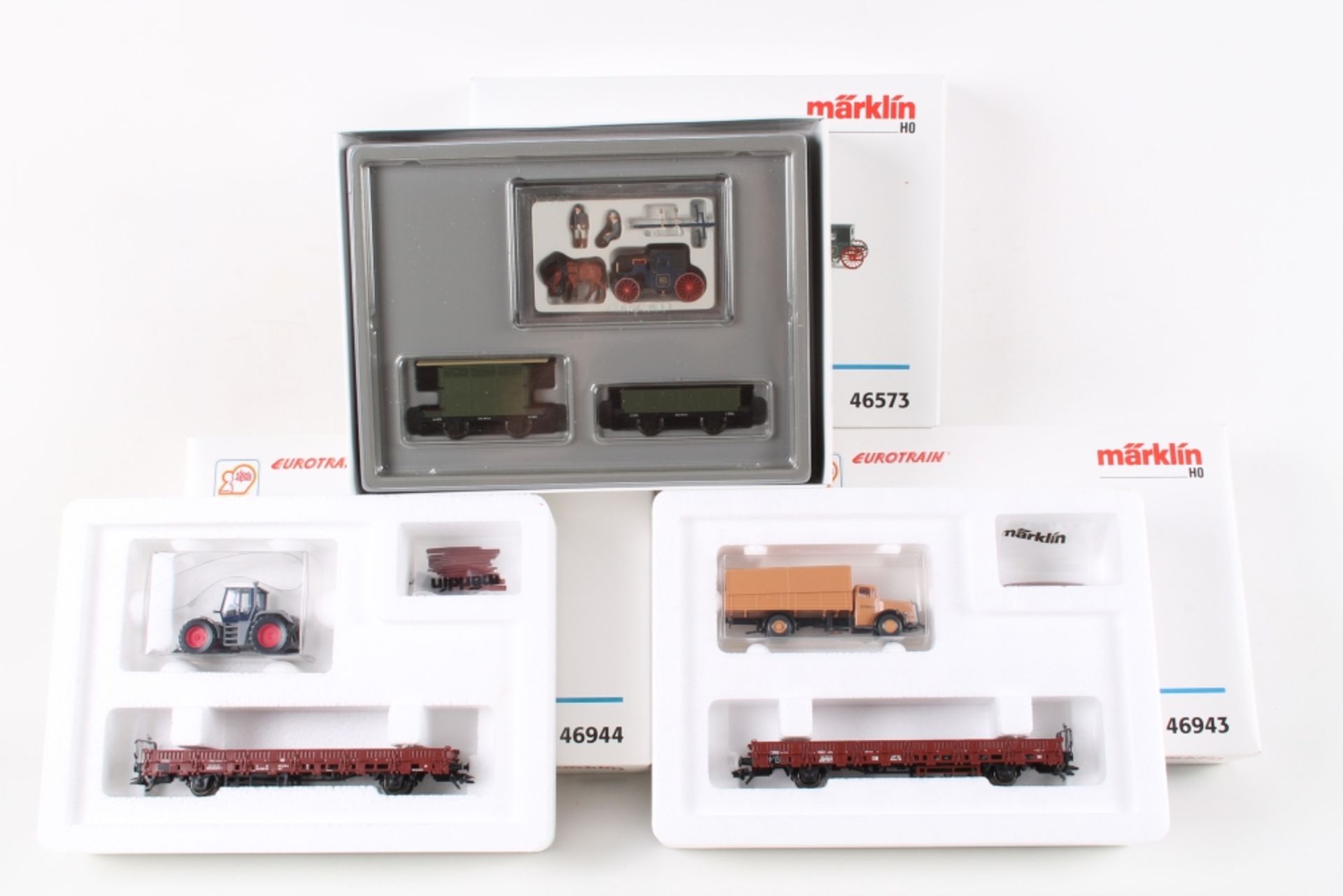 Märklin drei Wagen-Sets