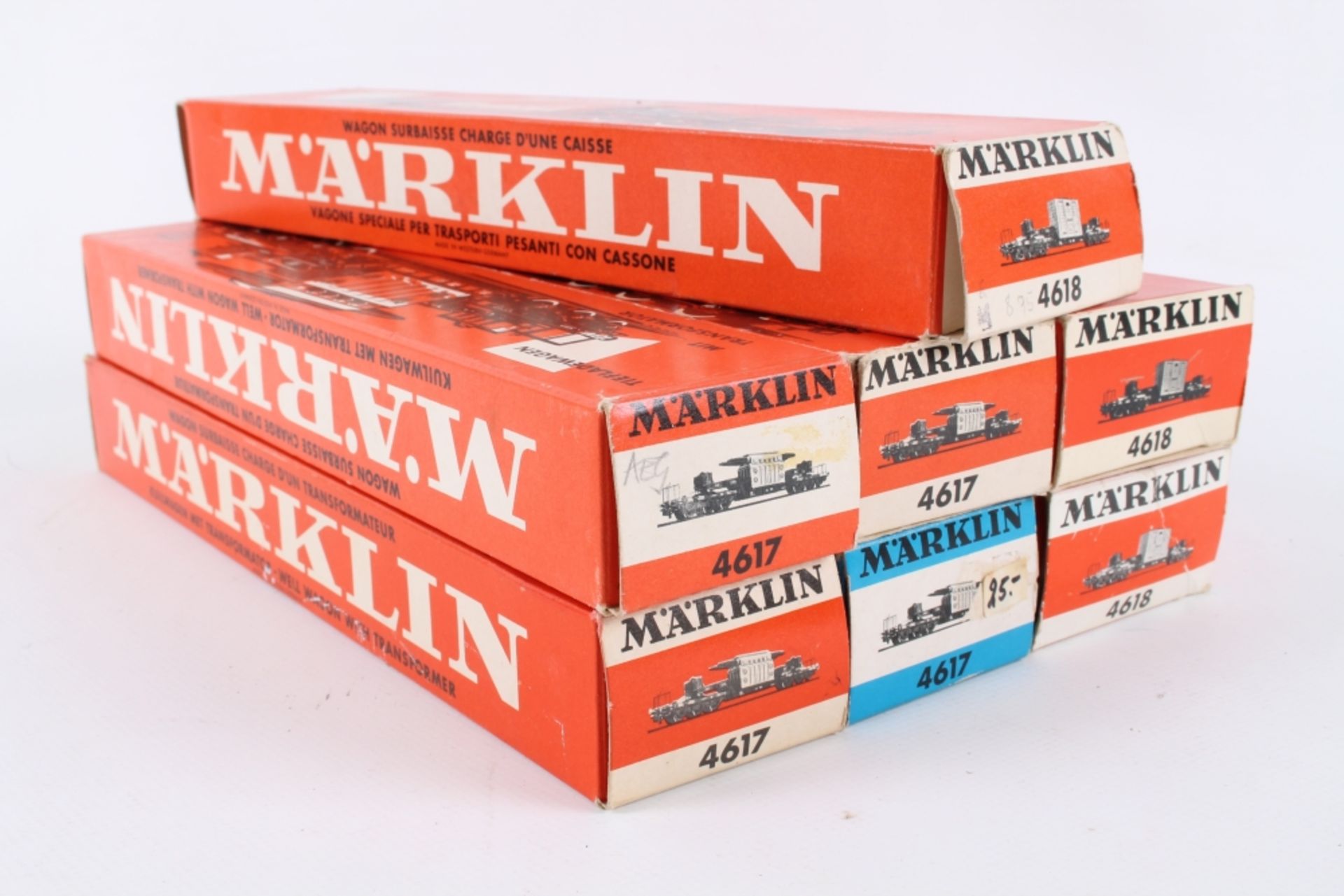 Märklin sieben Güterwagen