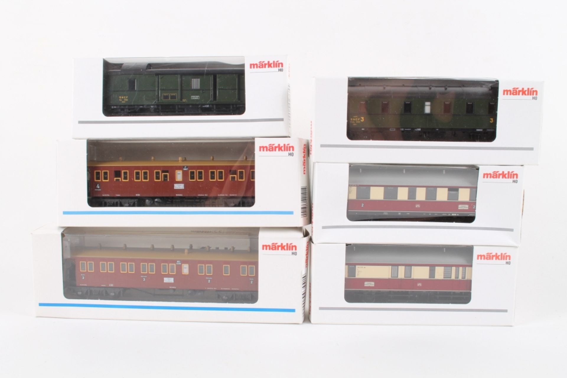 Märklin sechs Personenwagen