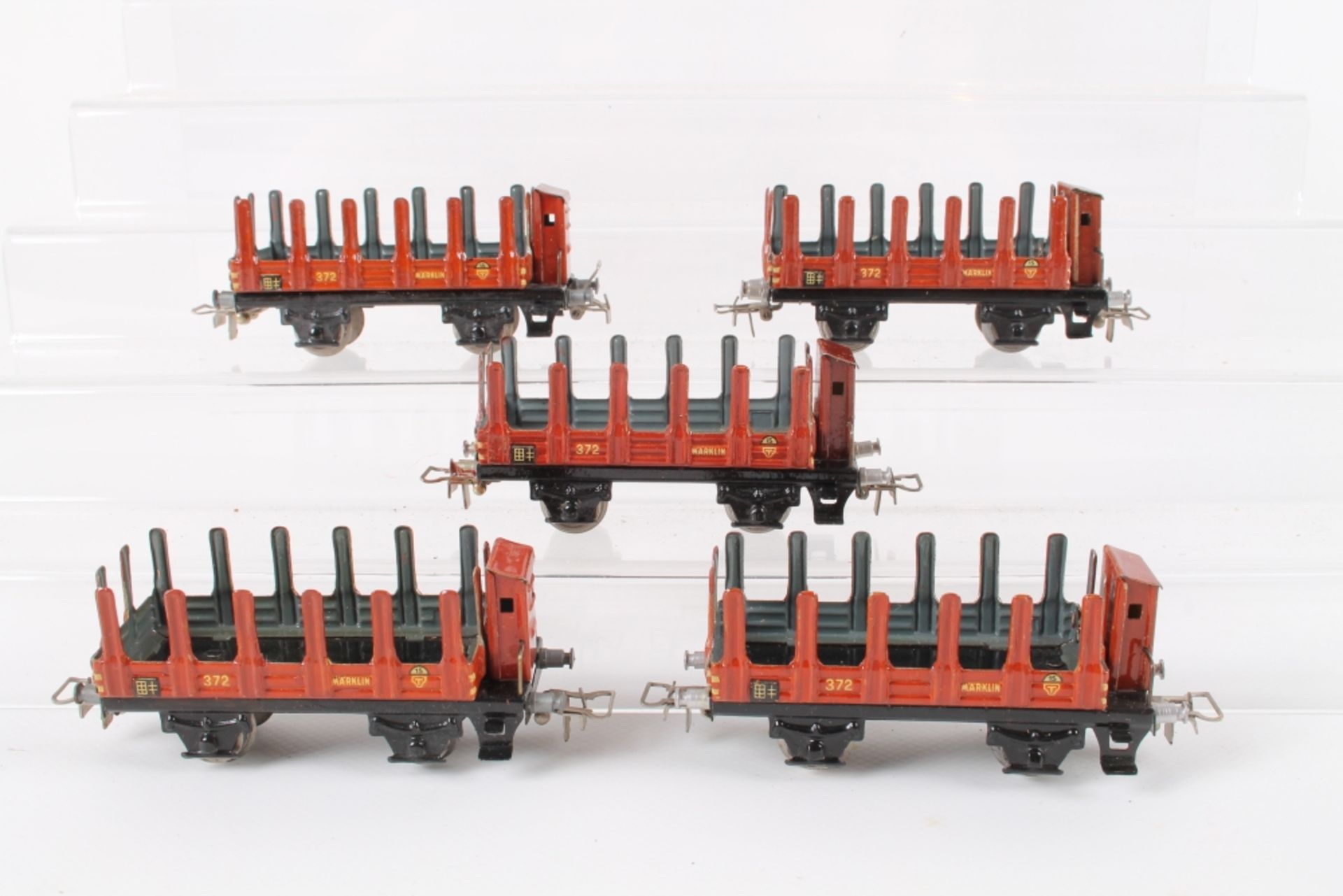 Märklin fünf Rungenwagen